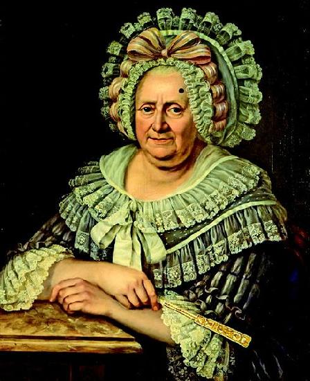Johann Jakob de Lose Portrait of Josepha Gobin oil painting picture